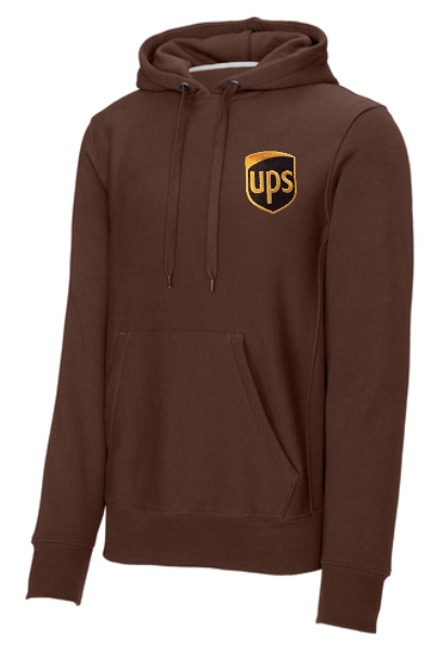 UPS uniform hoodie pullover sweatshirt for delivery drivers