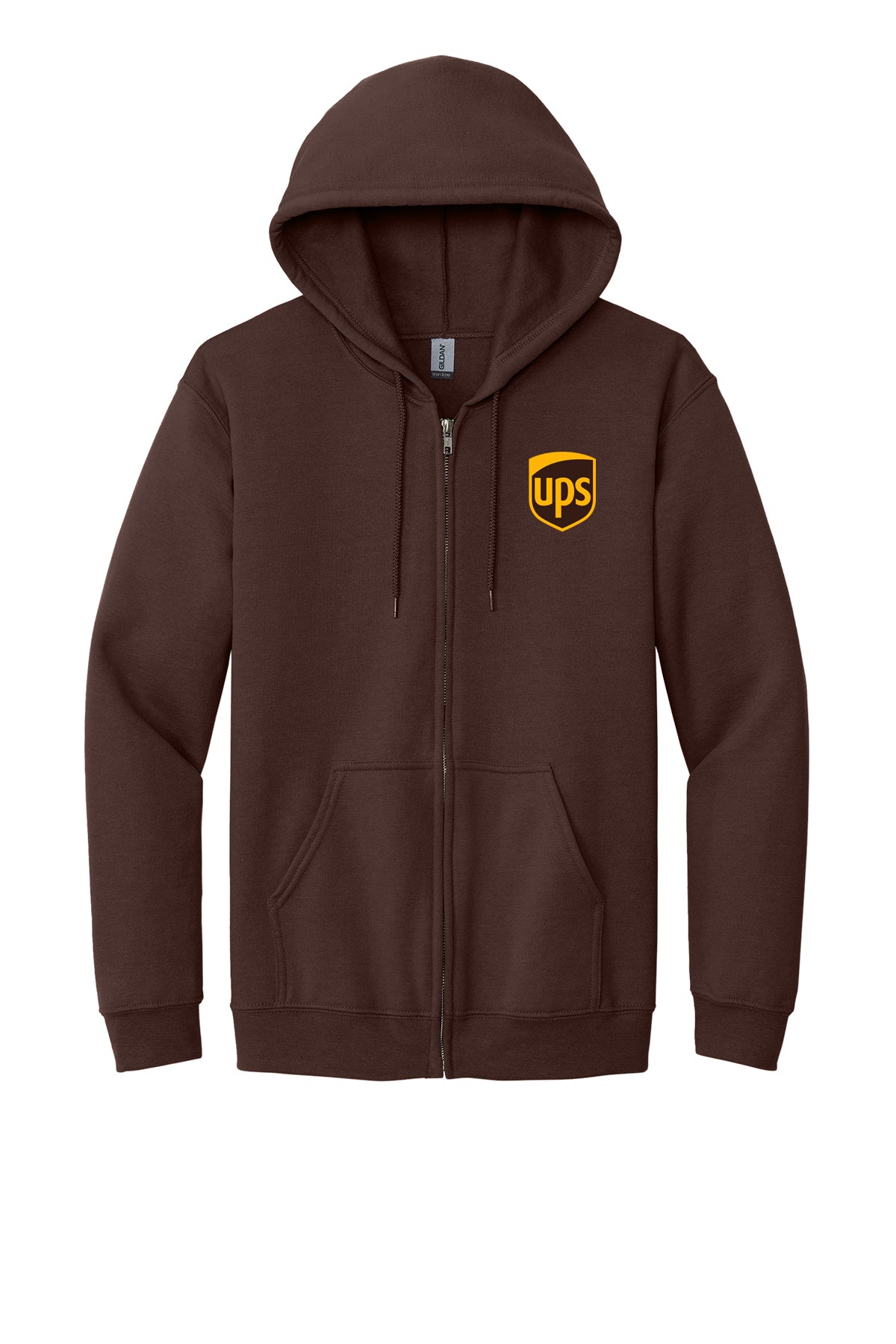 UPS zip up hoodie for delivery drivers and uniform workwear