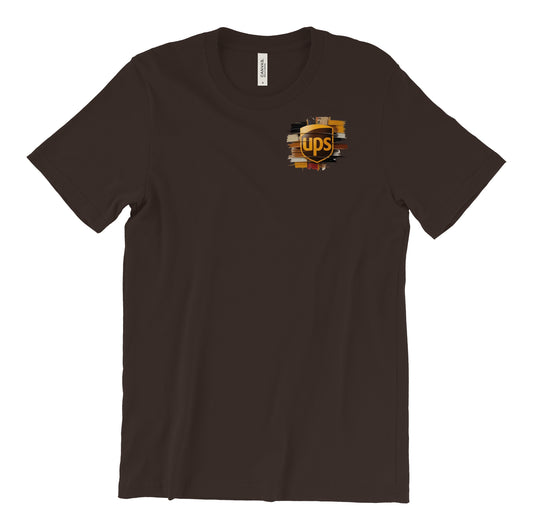 UPS Brown Short Sleeve T-Shirt – Official Style & Colors