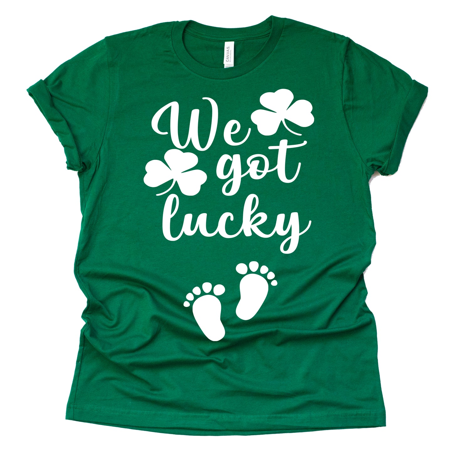 Lucky St Patrick's Day Pregnancy Announcement Shirt