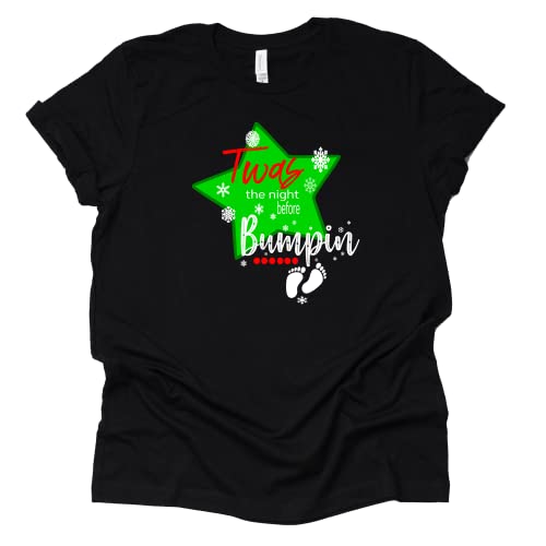 Christmas Pregnancy Announcement Bumpin T-Shirt