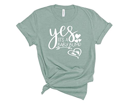 Yes It's a Baby Bump Pregnancy Announcement Shirt