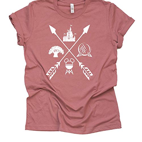 Disney Theme Park Shirt - Four Park Arrow Design