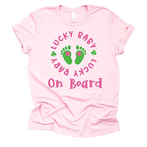 Lucky Baby On Board Shirt - Adorable Pregnancy Tee