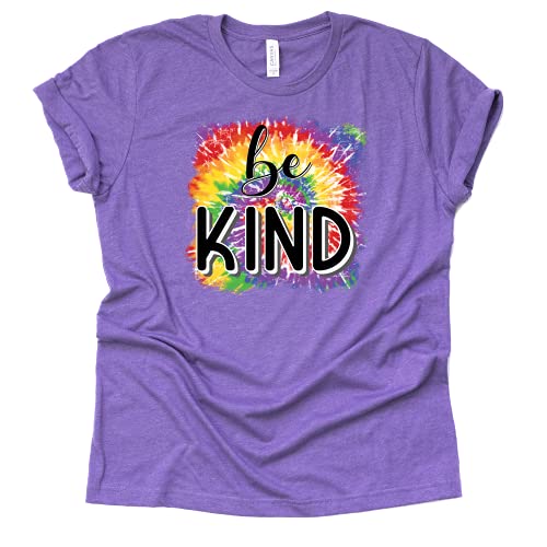 Be Kind Tie-Dye Graphic Shirt in Vibrant Colors