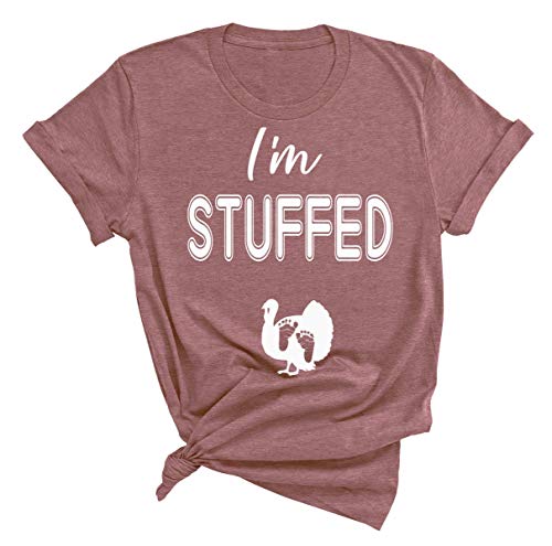 I'm Stuffed Pregnancy Announcement Tee for Fun Gatherings
