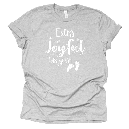 Christmas Pregnancy Announcement T-Shirt - Extra Joyful