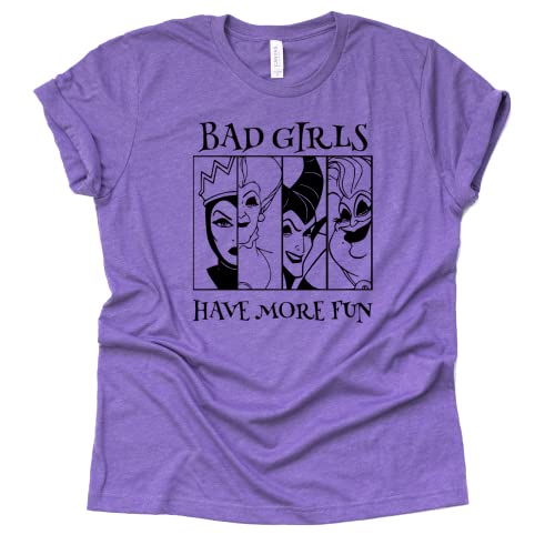 Bad Girls Have More Fun Shirt – Disney Villains Tee