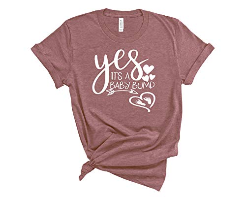 Yes It's a Baby Bump Pregnancy Announcement Shirt