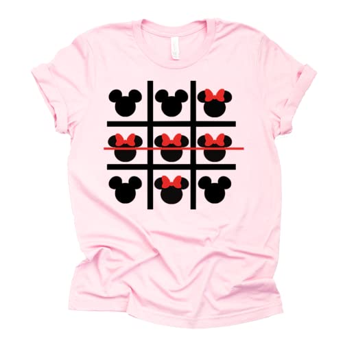 Mickey and Minnie Tic Tac Toe Graphic Shirt for Disney Fans