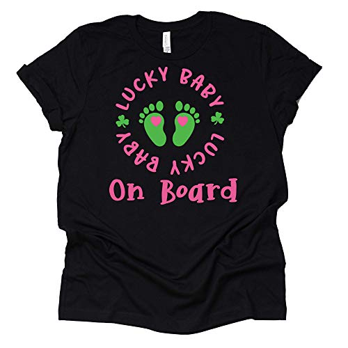 Lucky Baby On Board Shirt - Adorable Pregnancy Tee