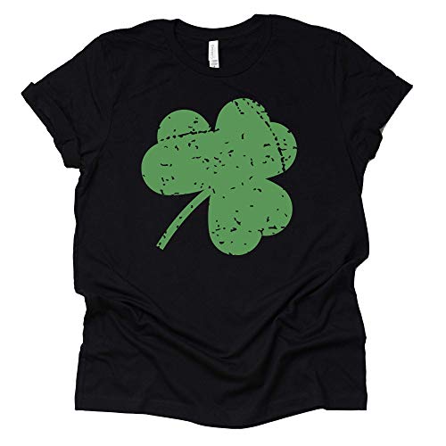 Distressed Shamrock Shirt - St Patrick's Day Tee for Women
