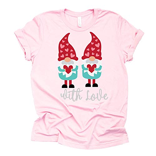 Valentine Gnomes Shirt - Cute Women's Casual Tee