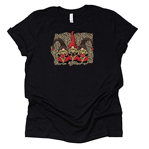 Leopard Gnome Trio Shirt for Valentine's Fun Celebrations