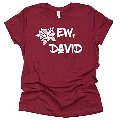 Ew David Rose T-Shirt | Casual Short Sleeve Graphic Tee