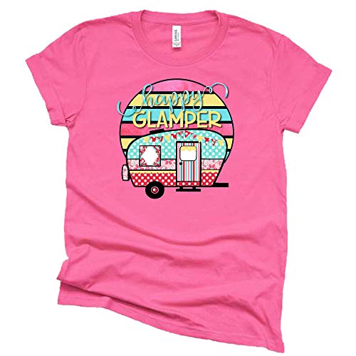 Happy Glamper Shirt - Fun Camping Graphic Tee
