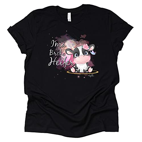 Ophelia Nichols 'I'm a Broke Heifer' T-Shirt