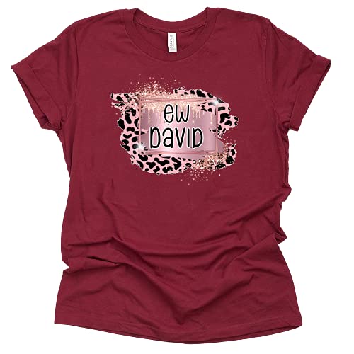 Ew David Leopard Print Schitt's Creek T-Shirt – Trendy Look