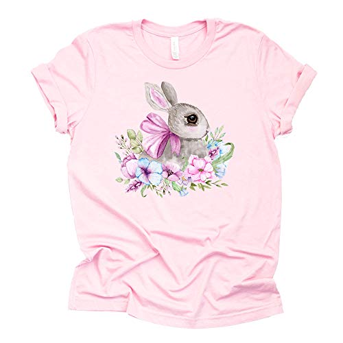 Easter Watercolor Bunny Shirt – Cute Women's Tee