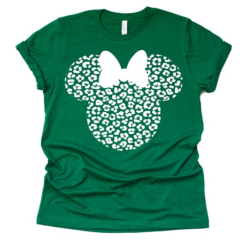 Leopard Minnie Shirt - Stylish Animal Graphic Tee