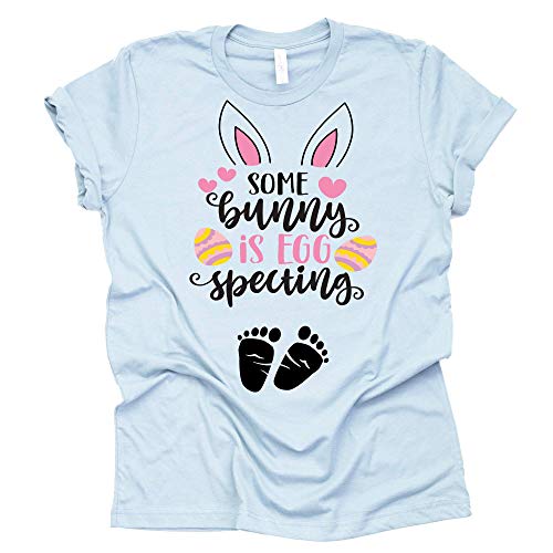 Somebunny is Egg Specting Pregnancy Shirt for Easter Fun