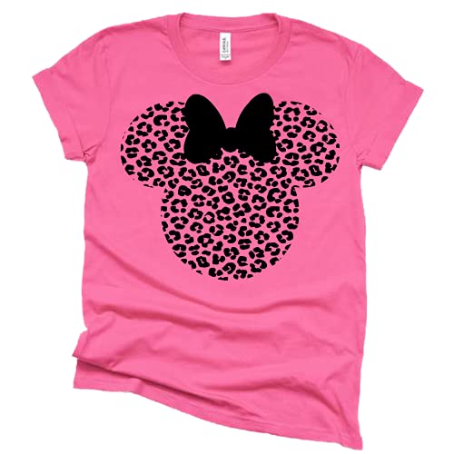 Leopard Minnie Shirt - Stylish Animal Graphic Tee