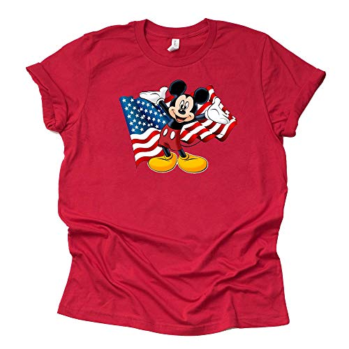 Mickey Mouse American Flag Shirt - 4th of July Tee