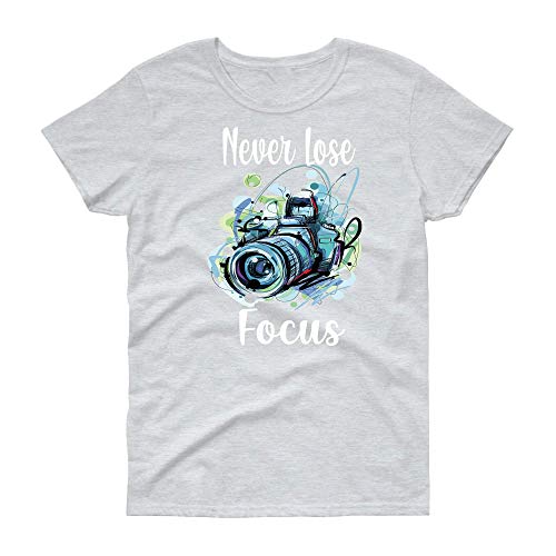 Camera Graphic T-Shirt - Never Lose Focus Design