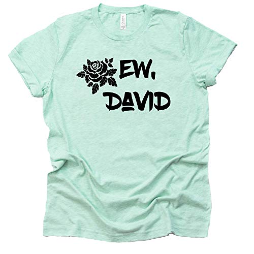 Ew David Rose T-Shirt | Casual Short Sleeve Graphic Tee