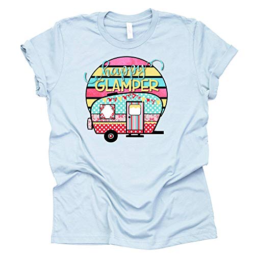 Happy Glamper Shirt - Fun Camping Graphic Tee