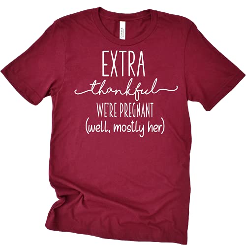 Thanksgiving Pregnancy Announcement Shirt - Extra Thankful