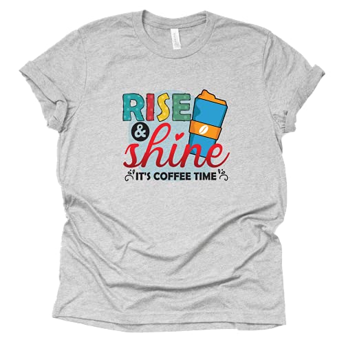 Coffee Time Graphic T-Shirt for Women – Fun & Colorful