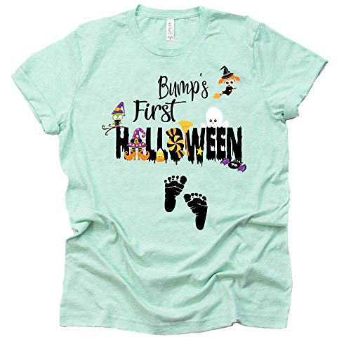 Bump's First Halloween Shirt - Cute Baby Announcement Tee