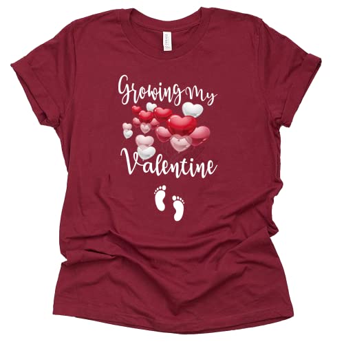 Growing My Valentine Pregnancy Announcement Shirt