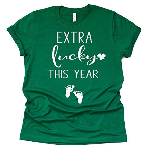 Extra Lucky This Year Pregnancy Announcement Shirt