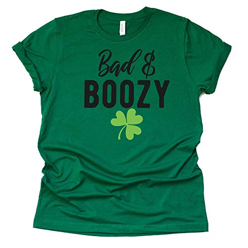 Bad and Boozy Irish Shirt - Fun St Patrick's Day Tee
