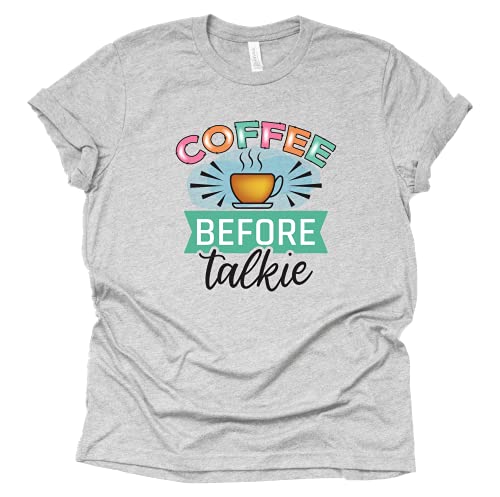 Coffee Before Talkie T-Shirt – Fun Graphic Tee for Women