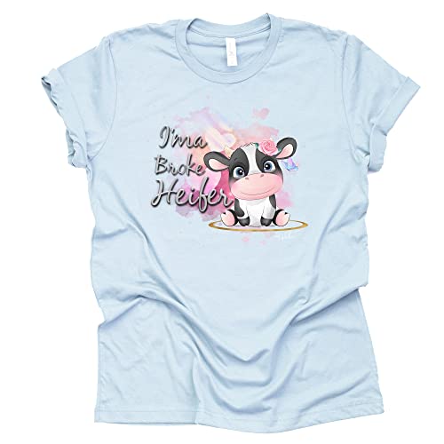 Ophelia Nichols 'I'm a Broke Heifer' T-Shirt