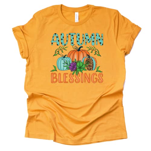 Autumn Blessing T-Shirt with Pumpkins & Cider