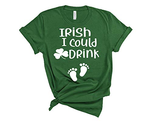Irish We Could Drink Pregnancy Announcement Shirt