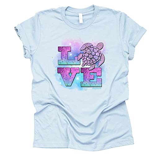 Love Turtle Graphic Shirt - Stylish Eco-Friendly Tee