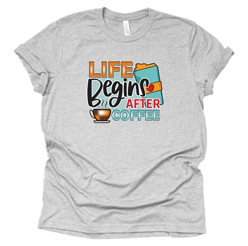 Life Begins After Coffee T-Shirt - Casual Tee for Fans