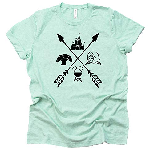 Disney Theme Park Shirt - Four Park Arrow Design