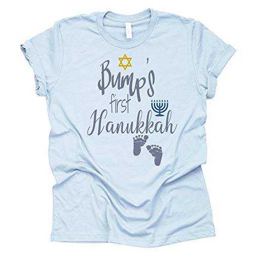 Bump's First Hanukkah Shirt - Maternity Announcement Tee