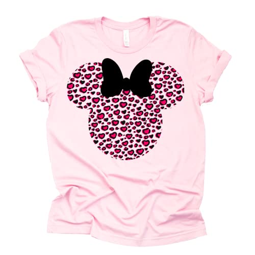 Leopard Minnie Shirt - Stylish Animal Graphic Tee