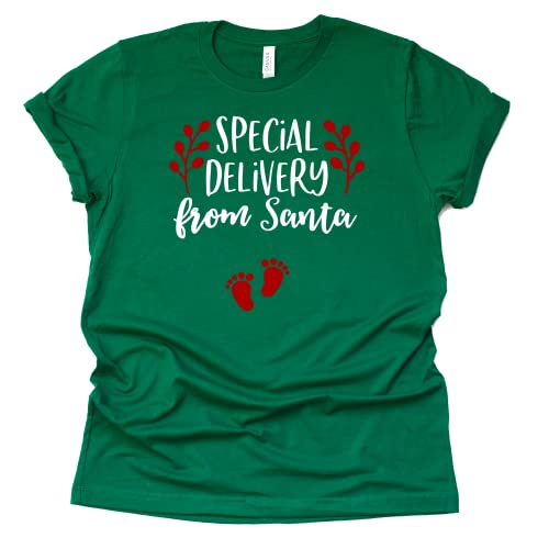 Special Delivery from Santa Pregnancy Announcement Shirt