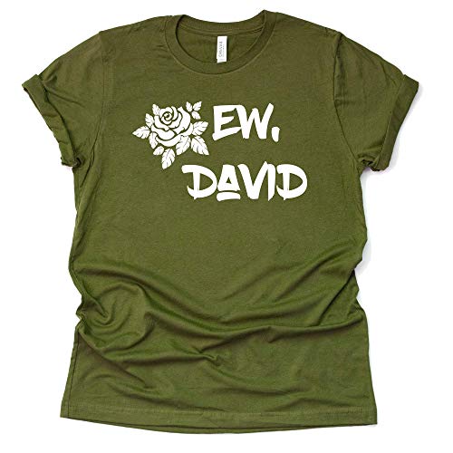 Ew David Rose T-Shirt | Casual Short Sleeve Graphic Tee
