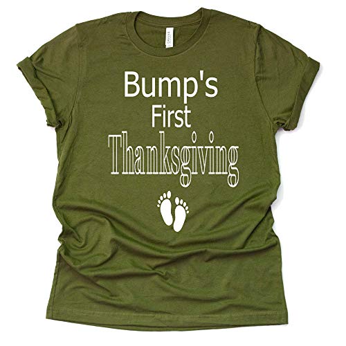 Bump's First Thanksgiving Shirt for Cute Announcements