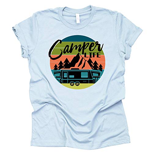 Camper Life Shirt - Fun Camping RV Graphic Tee for Women