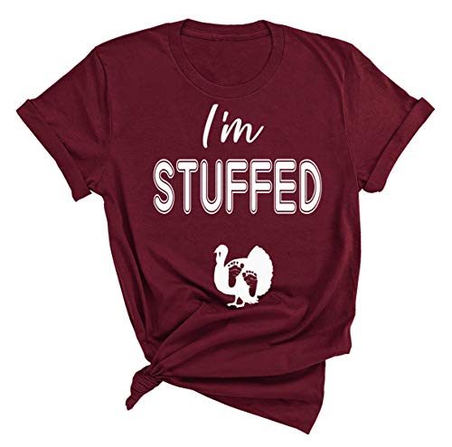 I'm Stuffed Pregnancy Announcement Tee for Fun Gatherings